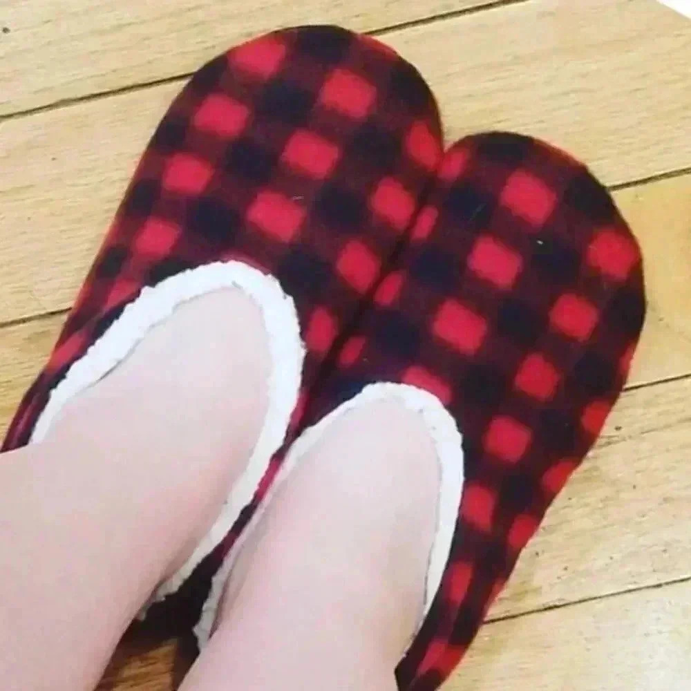 Checkered Slippers
